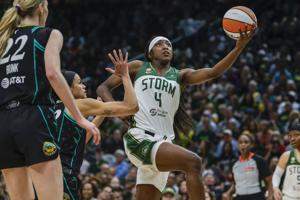 Los Angeles Sparks hand Seattle Storm loss in final game before FIBA World Cup break