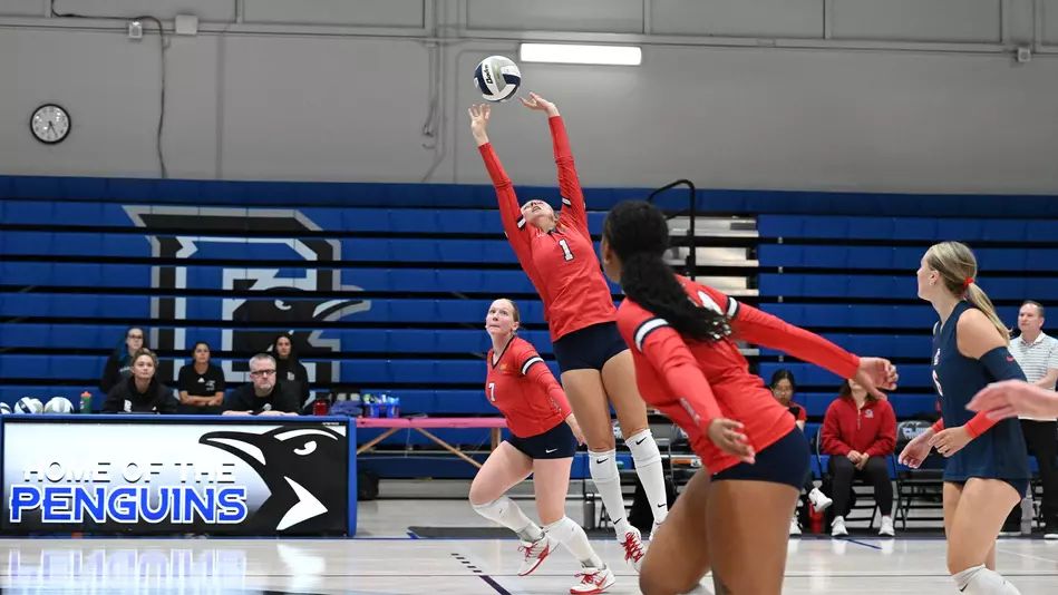 Women's Volleyball: Red Devils Start season strong with 3-0 win at Clark