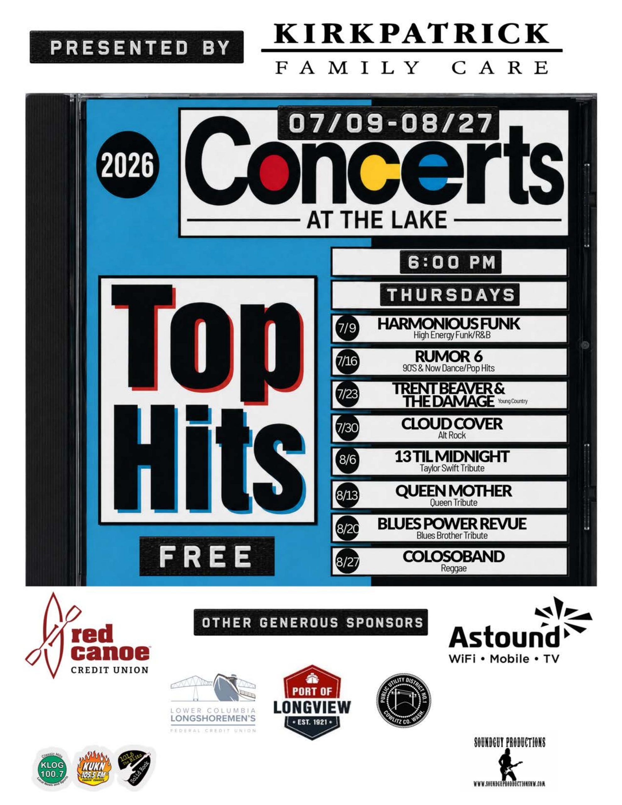 Concerts at the Lake