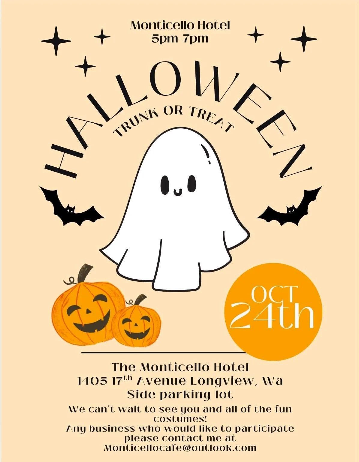 Monticello Hotel – Trunk or Treat