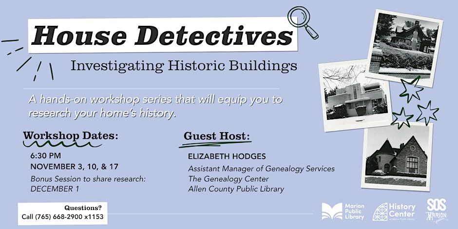 House Detectives: Investigating Historic Buildings