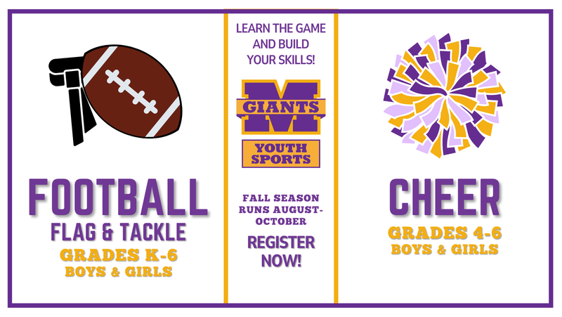Marion Youth Sports now registering for football and cheer