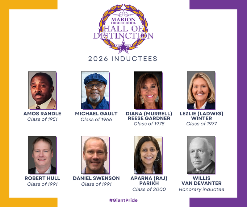MCS names 8 inductees to the MHS Hall of Distinction
