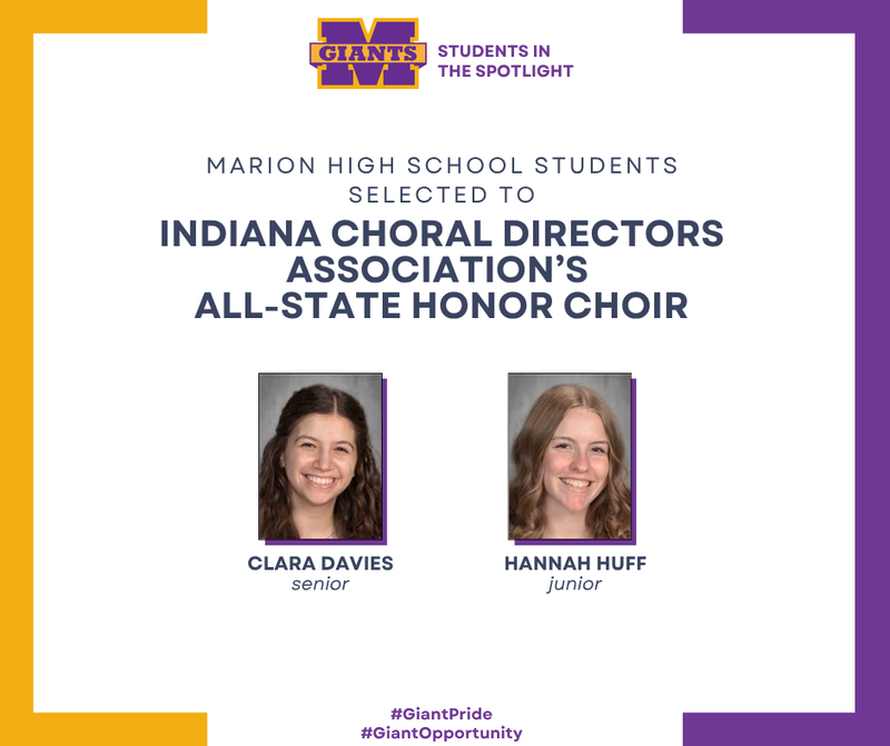 MHS singers selected for prestigious all-state ensemble