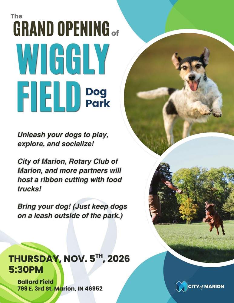 Wiggly Field Dog Park Grand Opening, 11/5/26