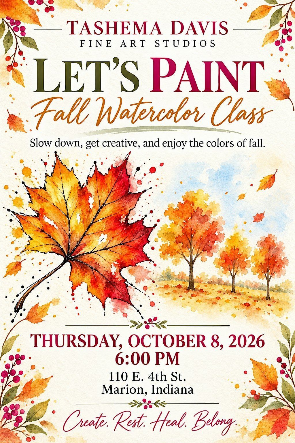 Fall Watercolor