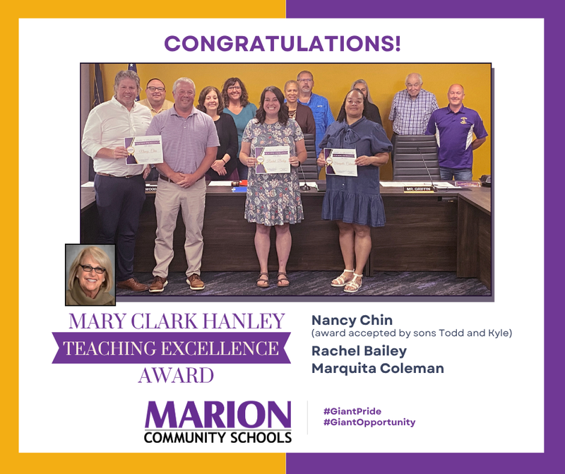 Bailey, Chin, Coleman earn Mary Clark Hanley Teaching Excellence Award