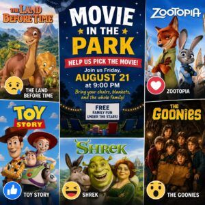 Swayzee Movie in the Park