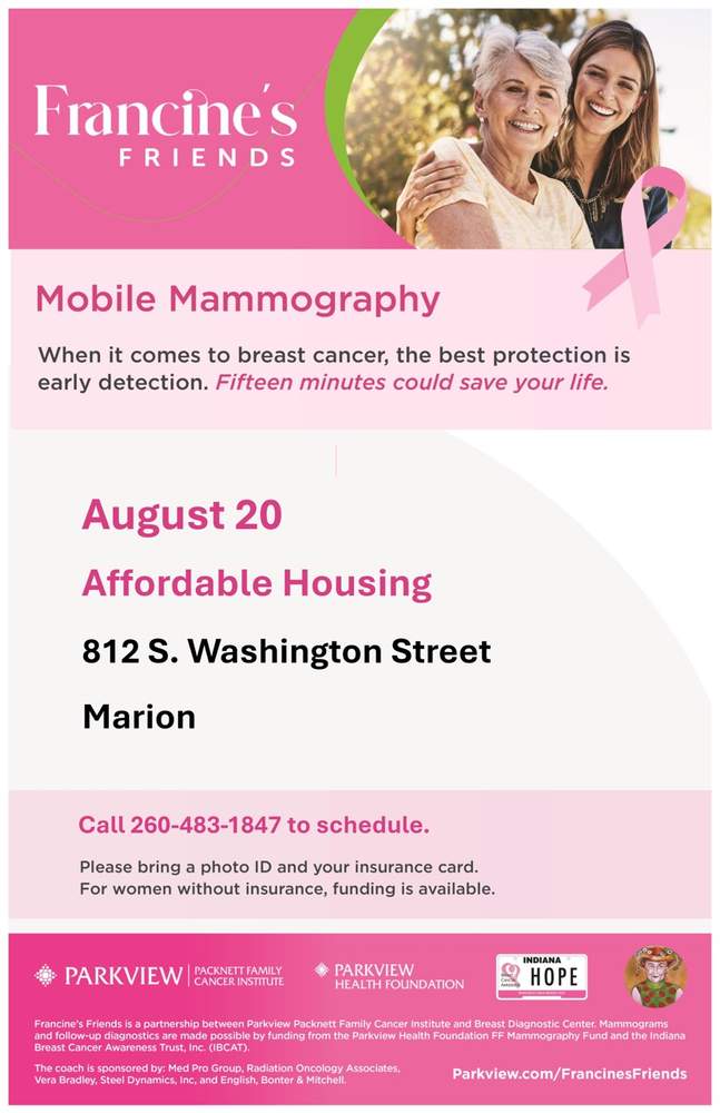 Francine’s Friends Mobile Mammography