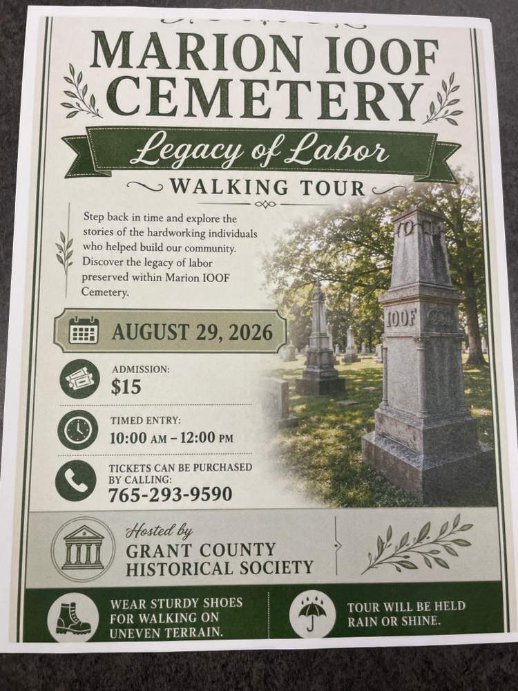 Marion IOOF Cemetery “Legacy of Labor” Walking Tour
